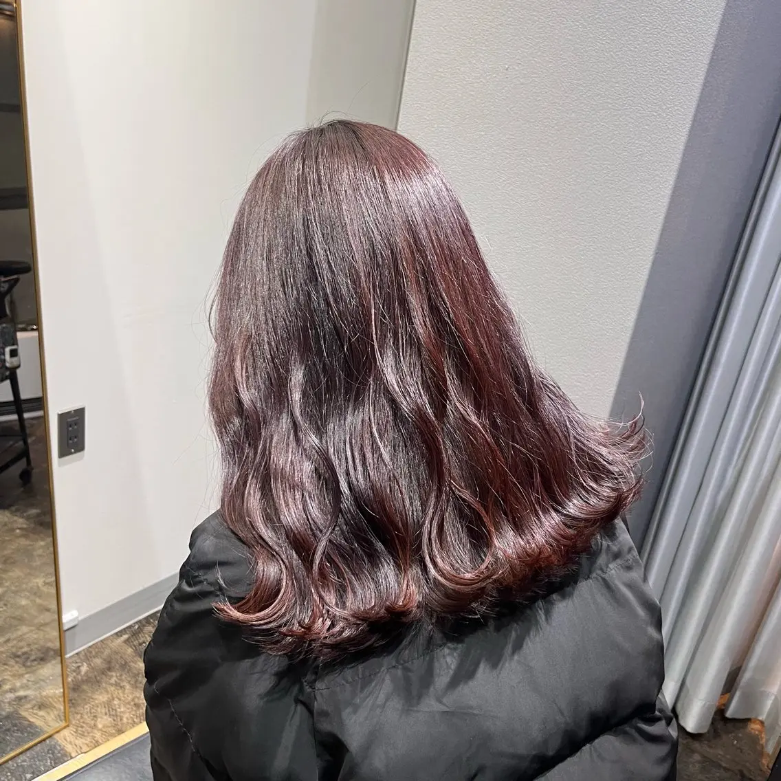 セミロング カラー イルミナカラー ラベンダーカラー ピンクカラー ピンクラベンダー ヘアカラー 透明感カラー/パーマ 🌀アオノのヘアスタイル