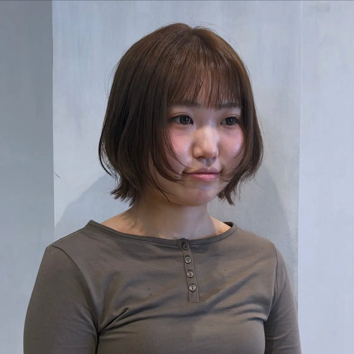 ショート ボブレイヤー ボブ レイヤーカット 久永 香奈子のヘアスタイル