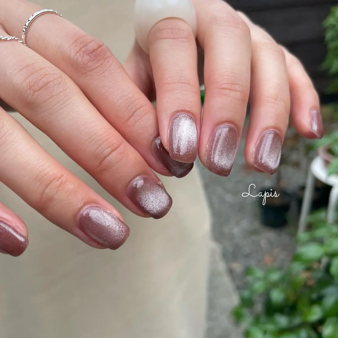 ネイル マグネットネイル ハンドネイル Lapis *のネイルデザイン