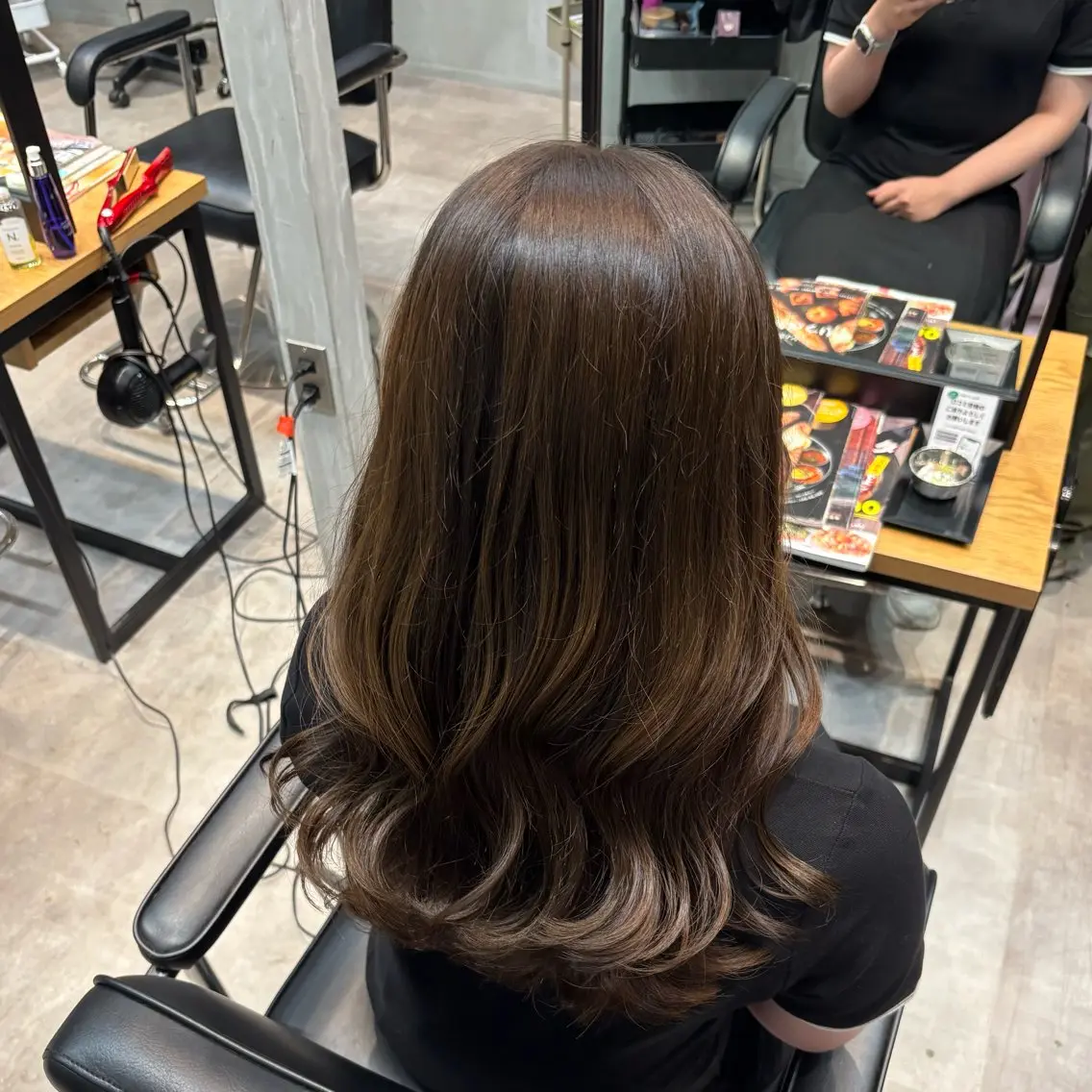 ロング カラー 片平 帆香のヘアスタイル