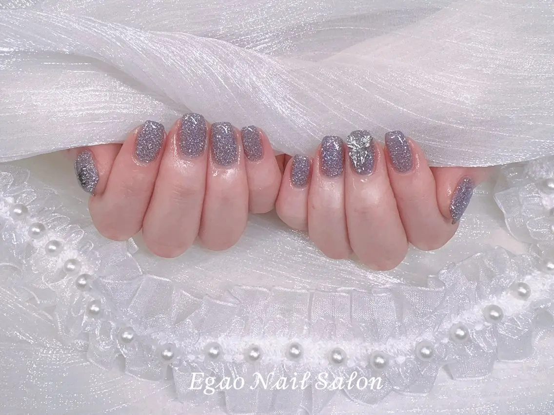 ネイル フットネイル ジェルネイル 韓国ネイル マグネットネイル メンズネイル EGAO NAIL 錦糸町店のネイルデザイン