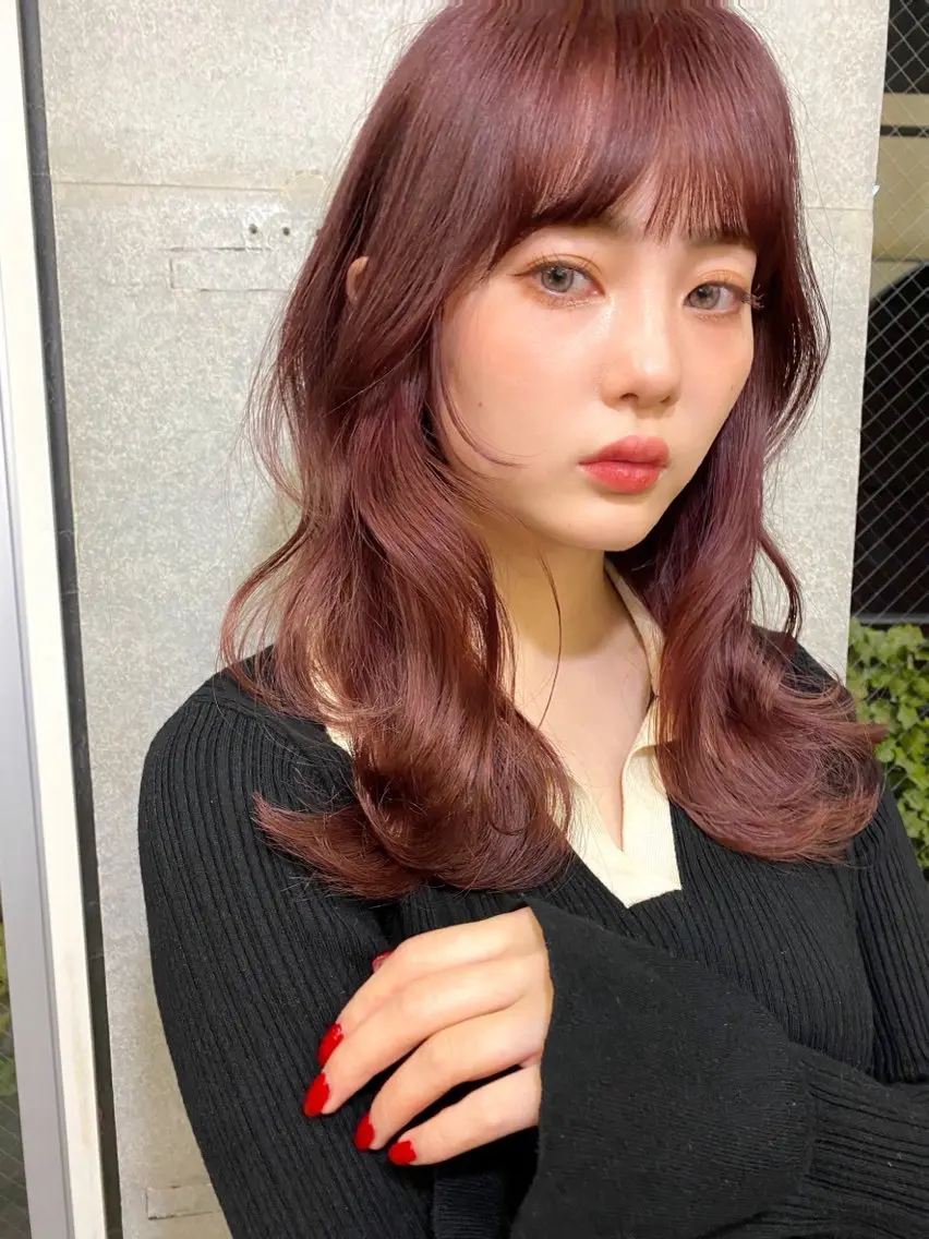 セミロング カラー 似合わせレイヤー 🇰🇷荒木洋文のヘアスタイル