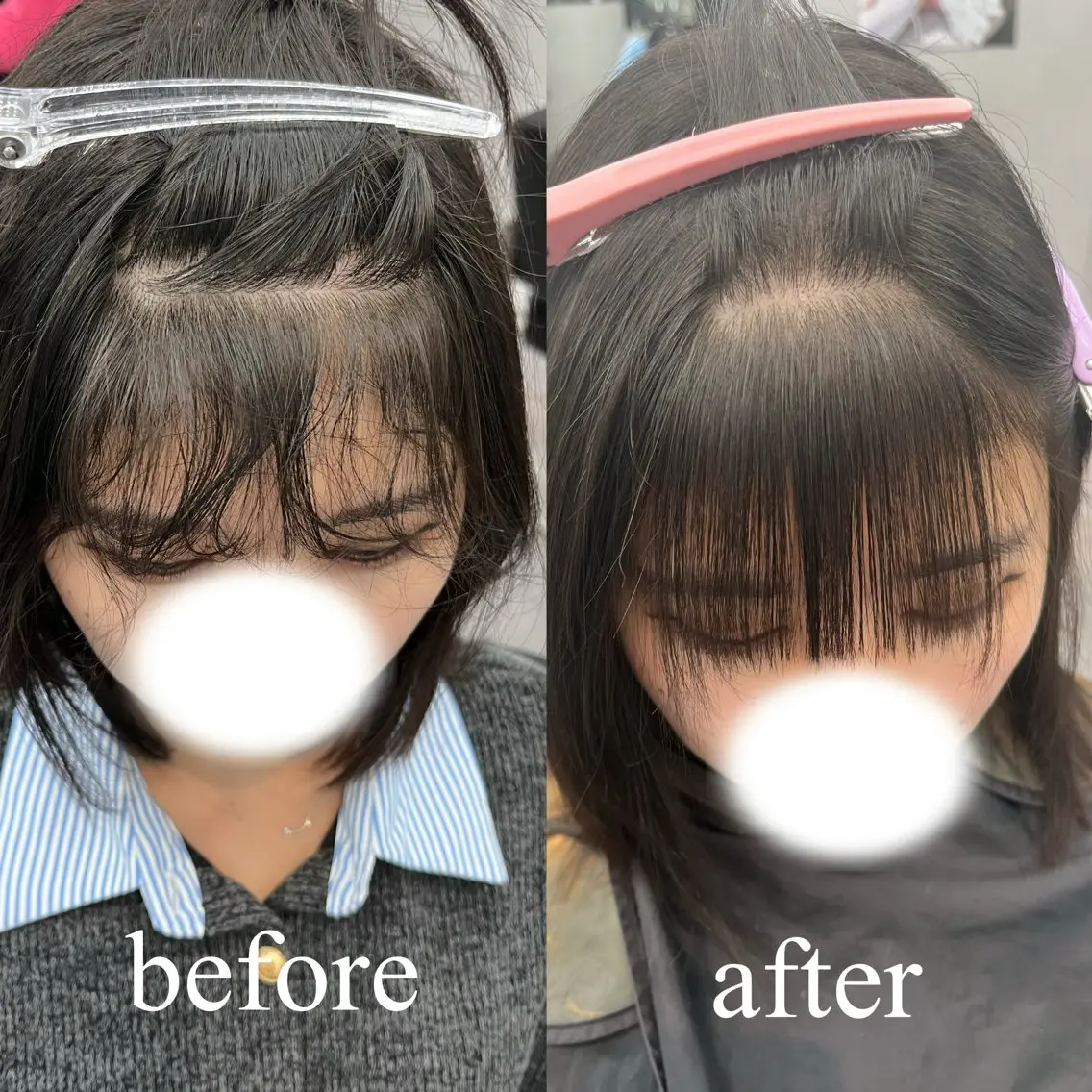 ショート パーマ 縮毛矯正 縮毛矯正 透明感カラー/酸性 ストレート mikaのヘアスタイル