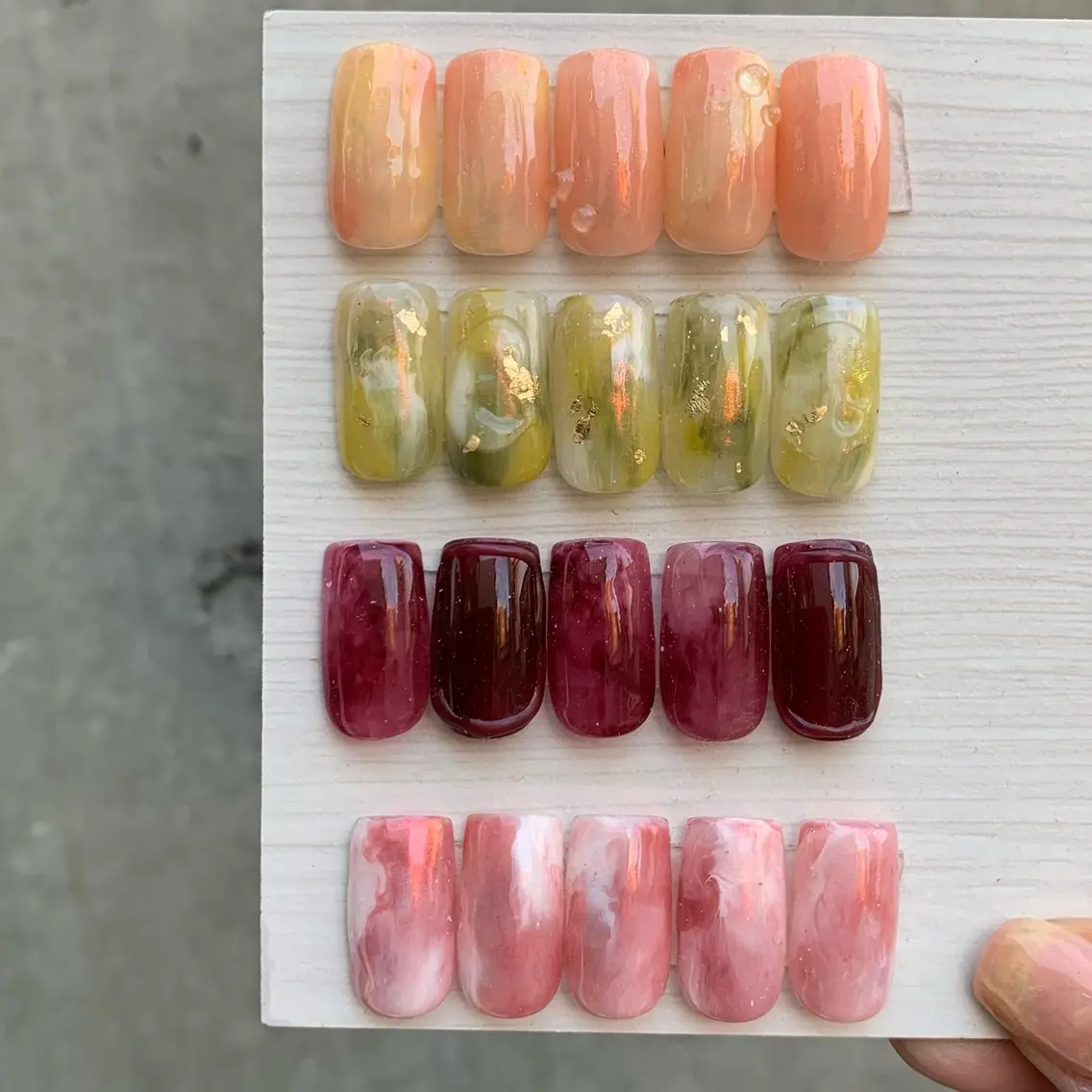 ネイル ジェルネイル ニュアンスネイル パラジェル 春ネイル YUKIMO🍎名駅 /ニュアンスのネイルデザイン