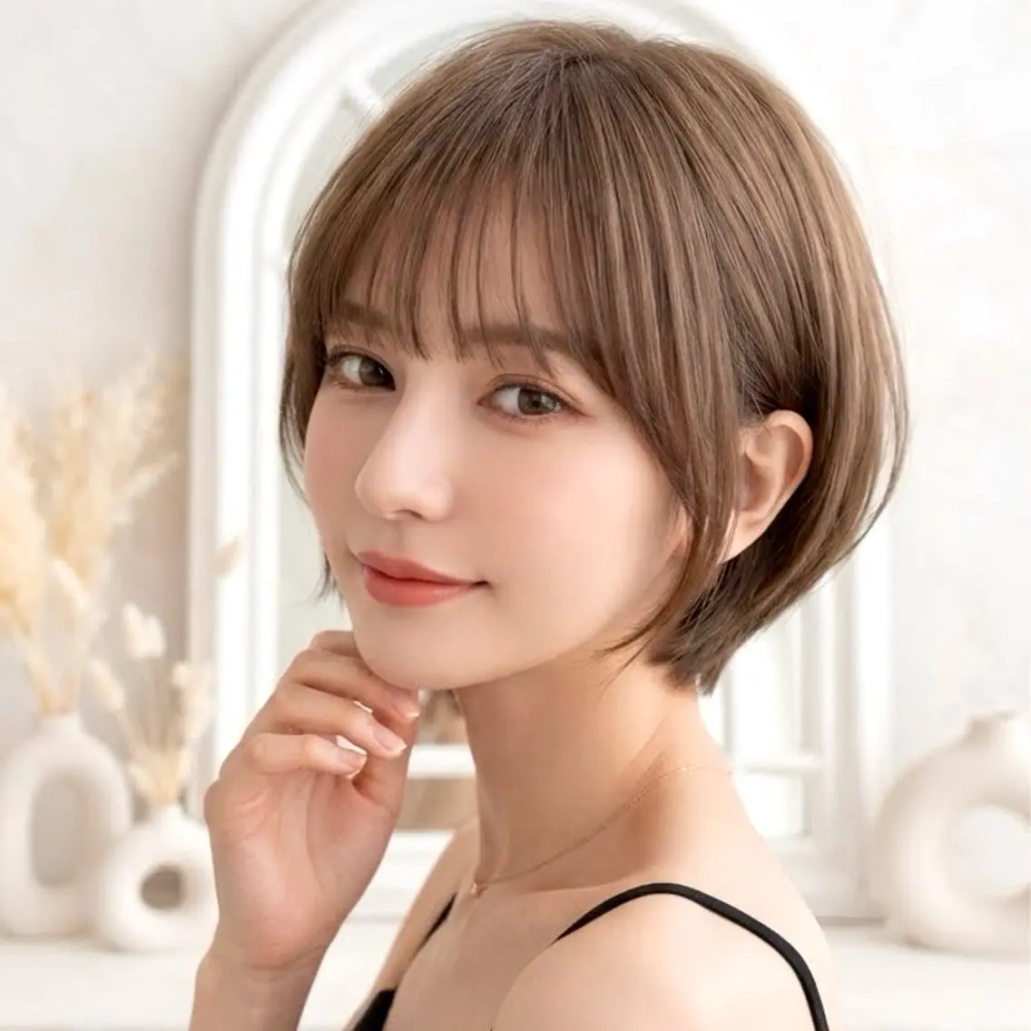 ショート 髪質改善/艶カラー /光吉洋平のヘアスタイル