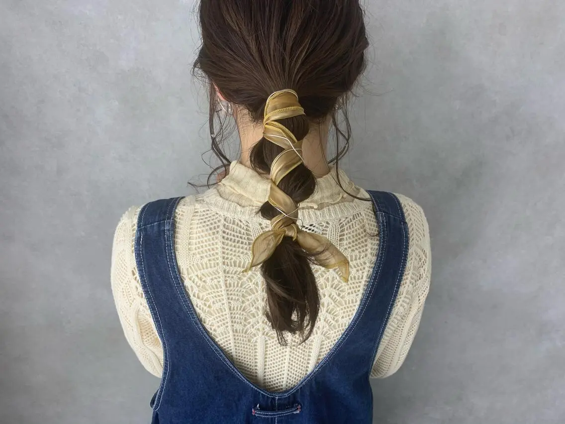 ロング ヘアアレンジ ポニーテール たかいわ みきのヘアスタイル