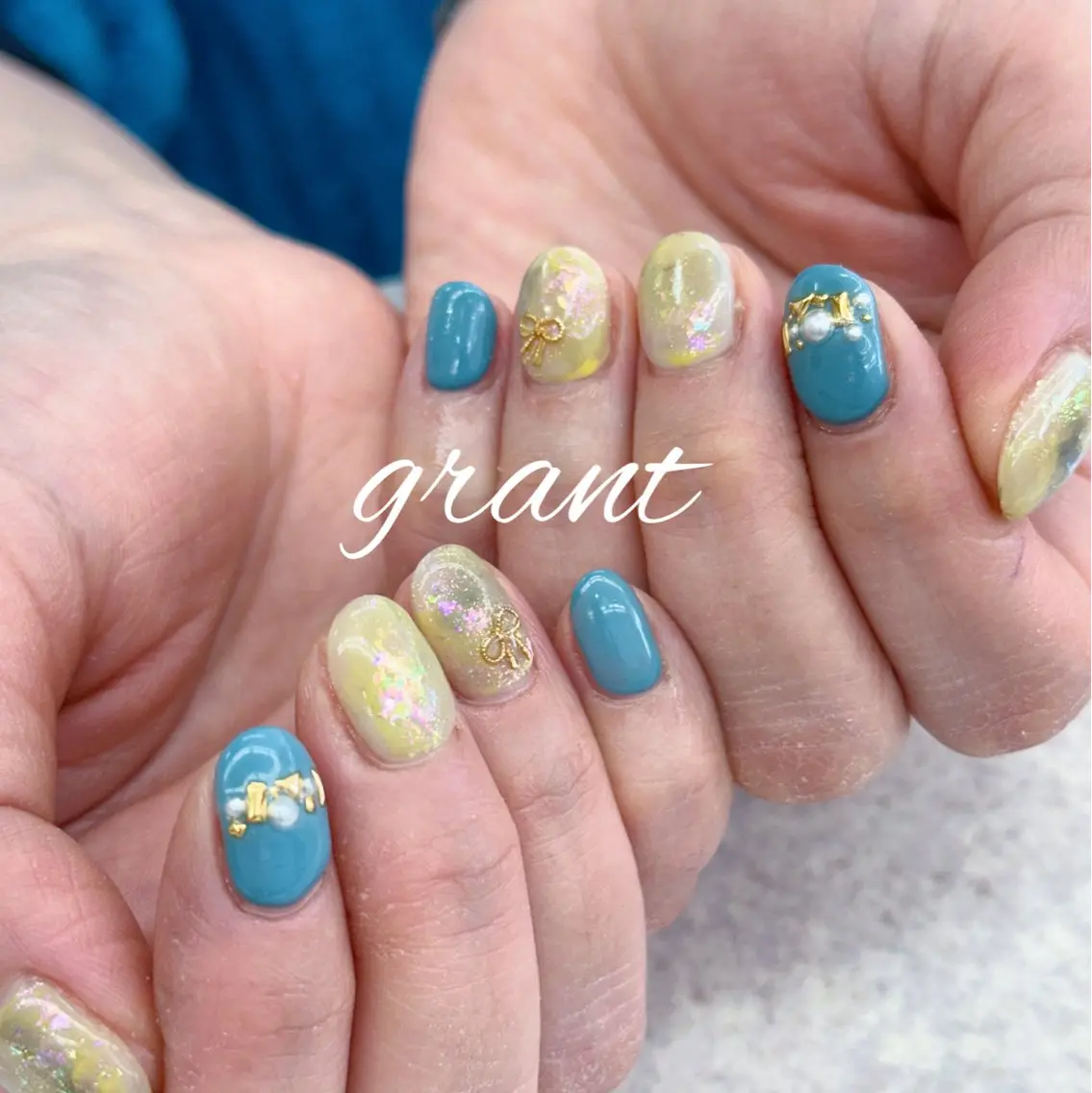 ネイル 春ネイル ハンドネイル nailsalon grantのネイルデザイン