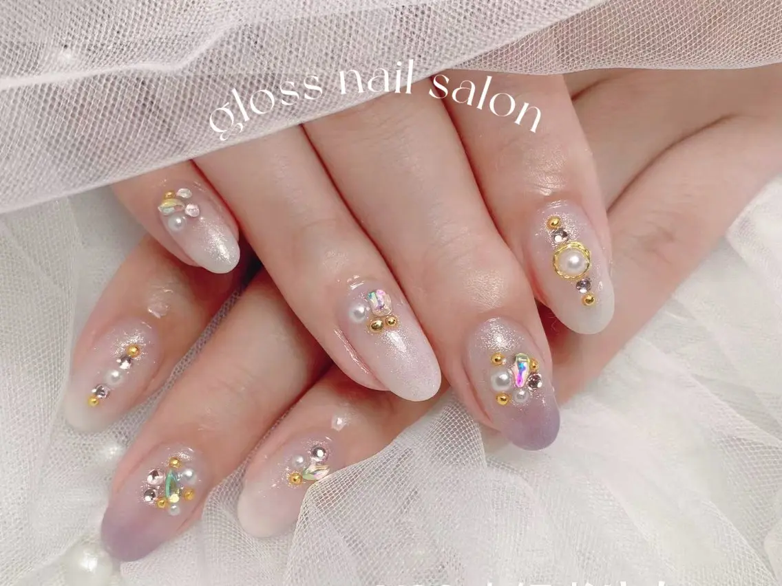 ネイル ゆり🌷 gloss nailのネイルデザイン