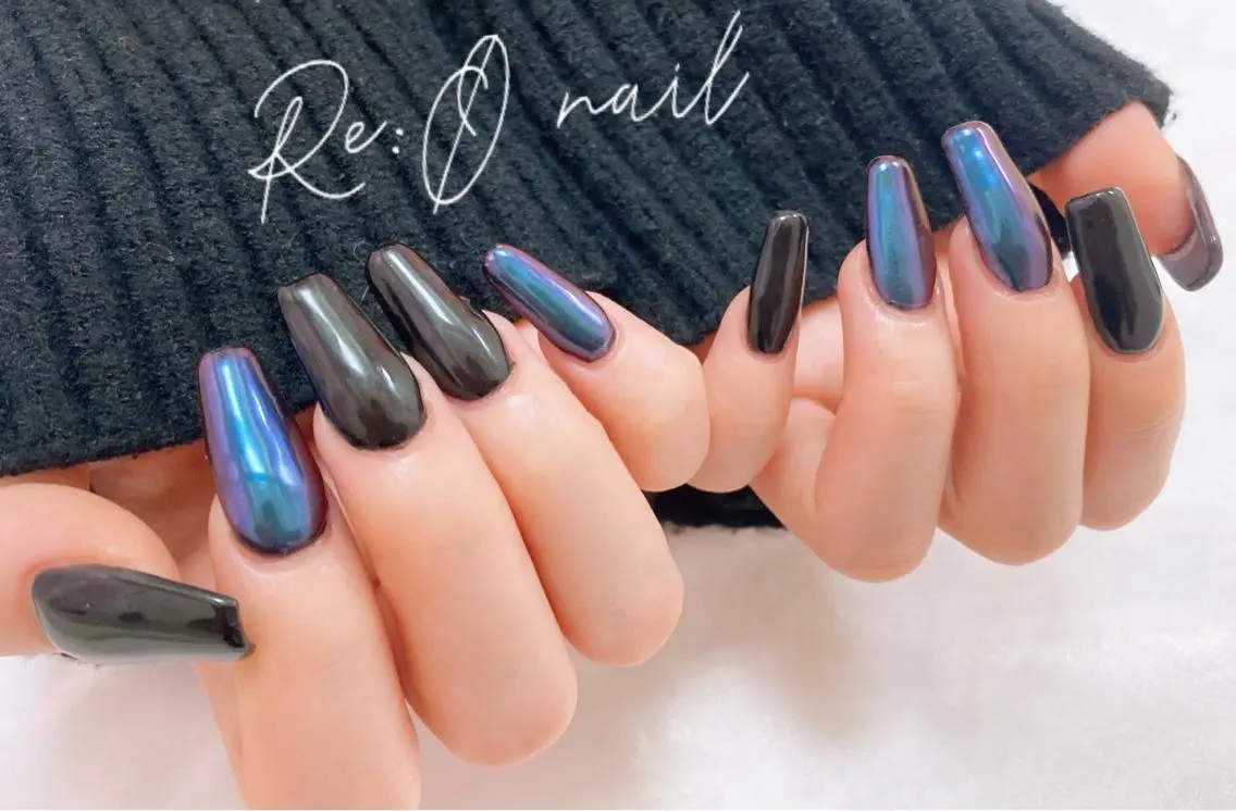 ネイル スカルプネイル ハンドネイル Re:Ø nail 🩵TSUJIのネイルデザイン