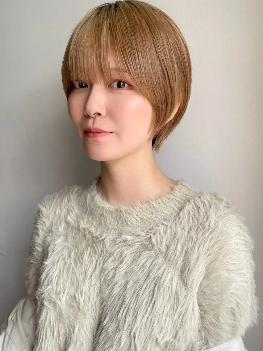 ショート カラー カット ✨ショートヘアカット 無料ひろ✨のヘアスタイル