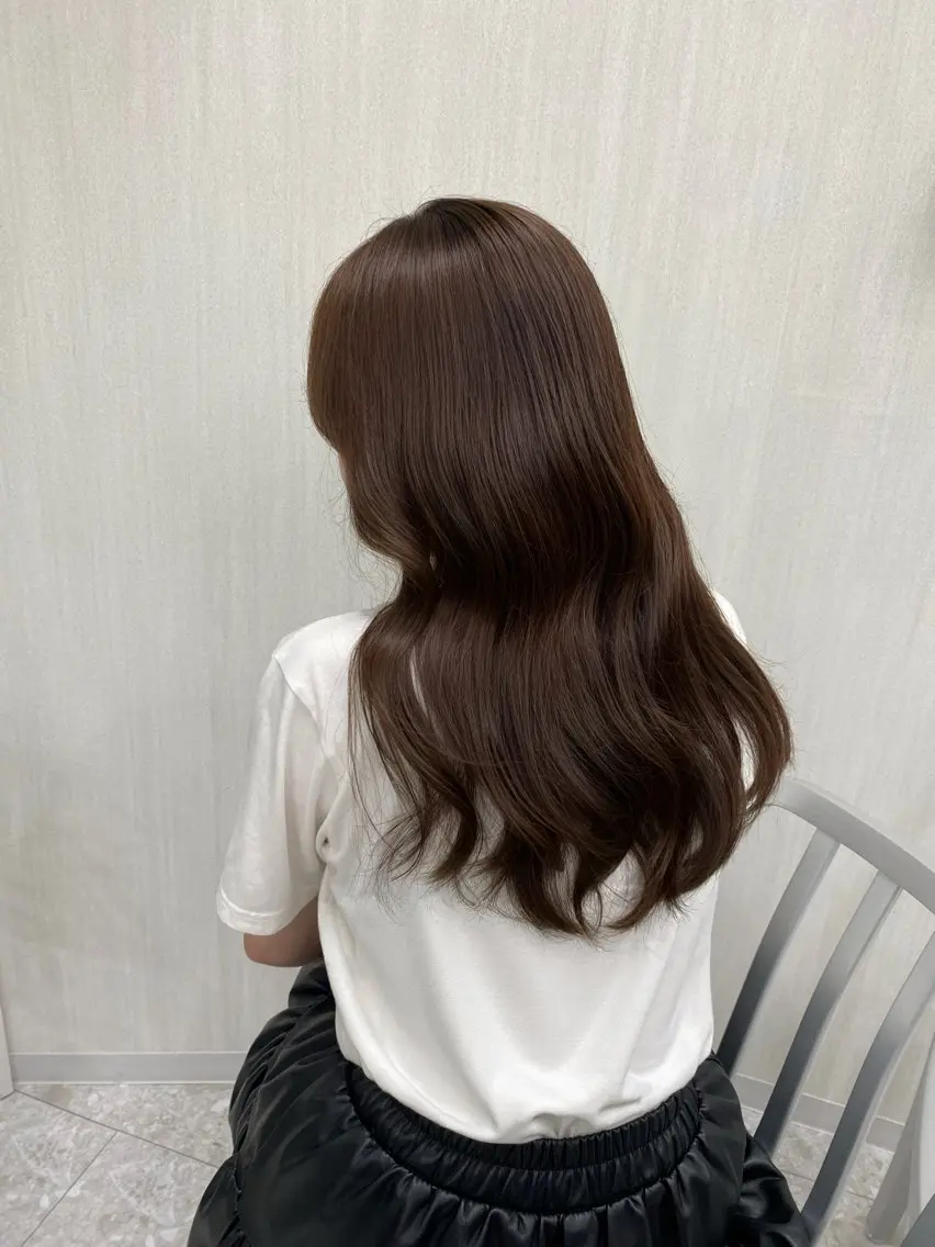カラー 𝗮𝘆𝘂𝗺𝗶 ハイトーン🎀のヘアスタイル