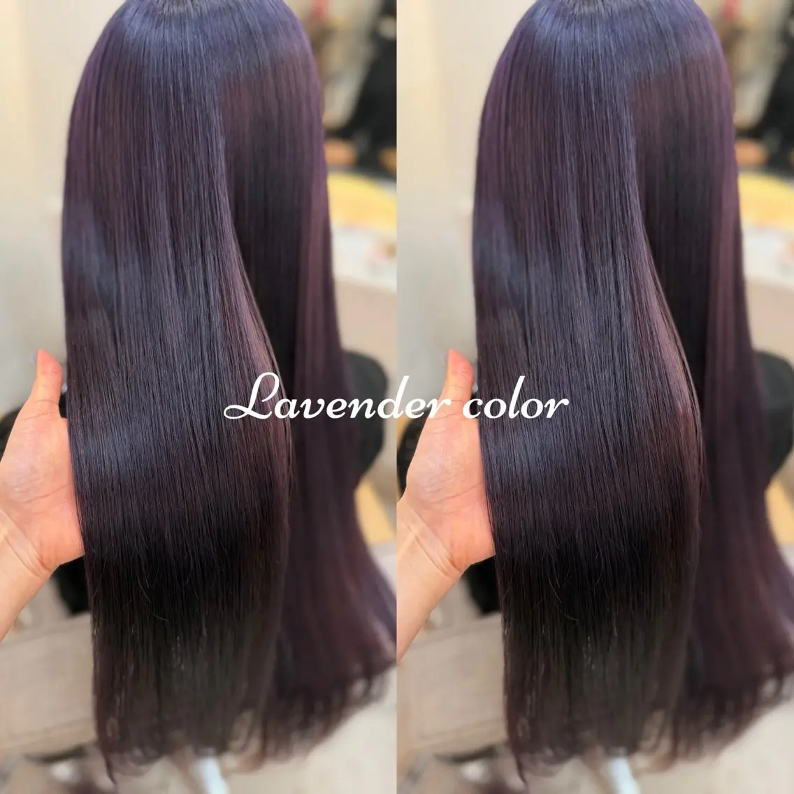ロング ヘアカラー トリートメント lovis🧸ゆうあ 🧸/透明感カラーのヘアスタイル