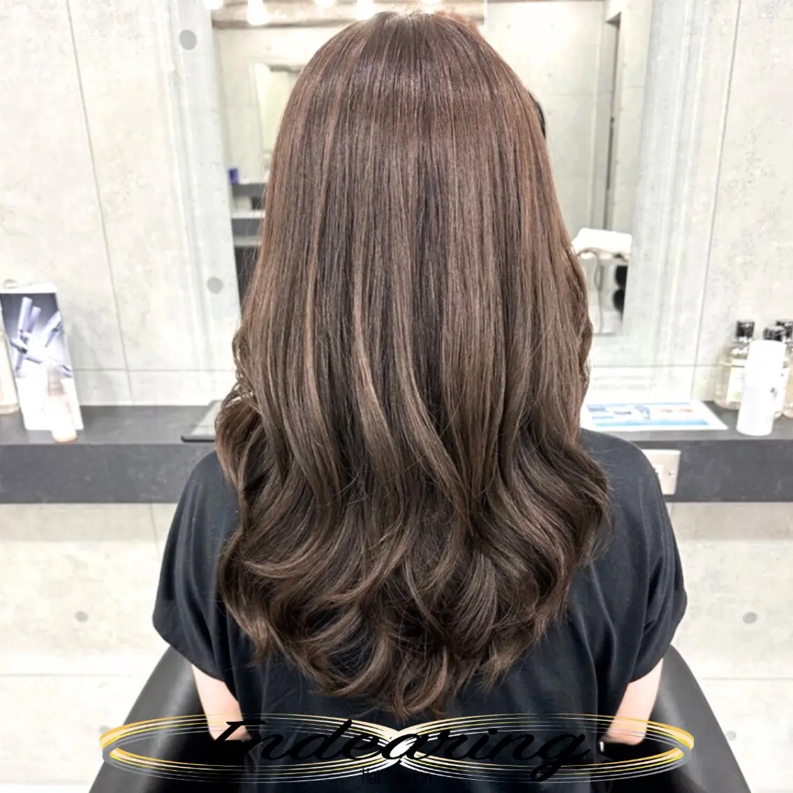 ロング レイヤーカット ロング カット ヘアカラー Endearing 銀座/レイヤーカットのヘアスタイル