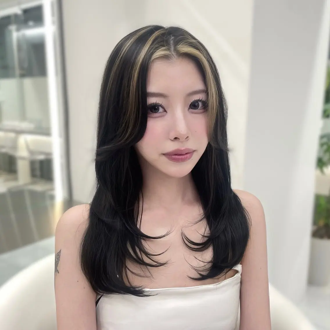 ミディアム 🎀Ami/新宿/レ イヤー/韓国ヘア🎀のヘアスタイル