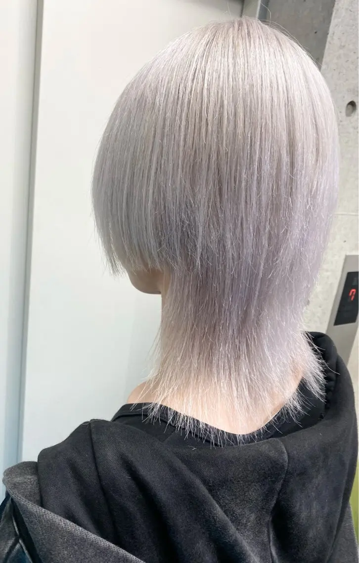 ミディアム カラー メンズ 國分 伸也のヘアスタイル