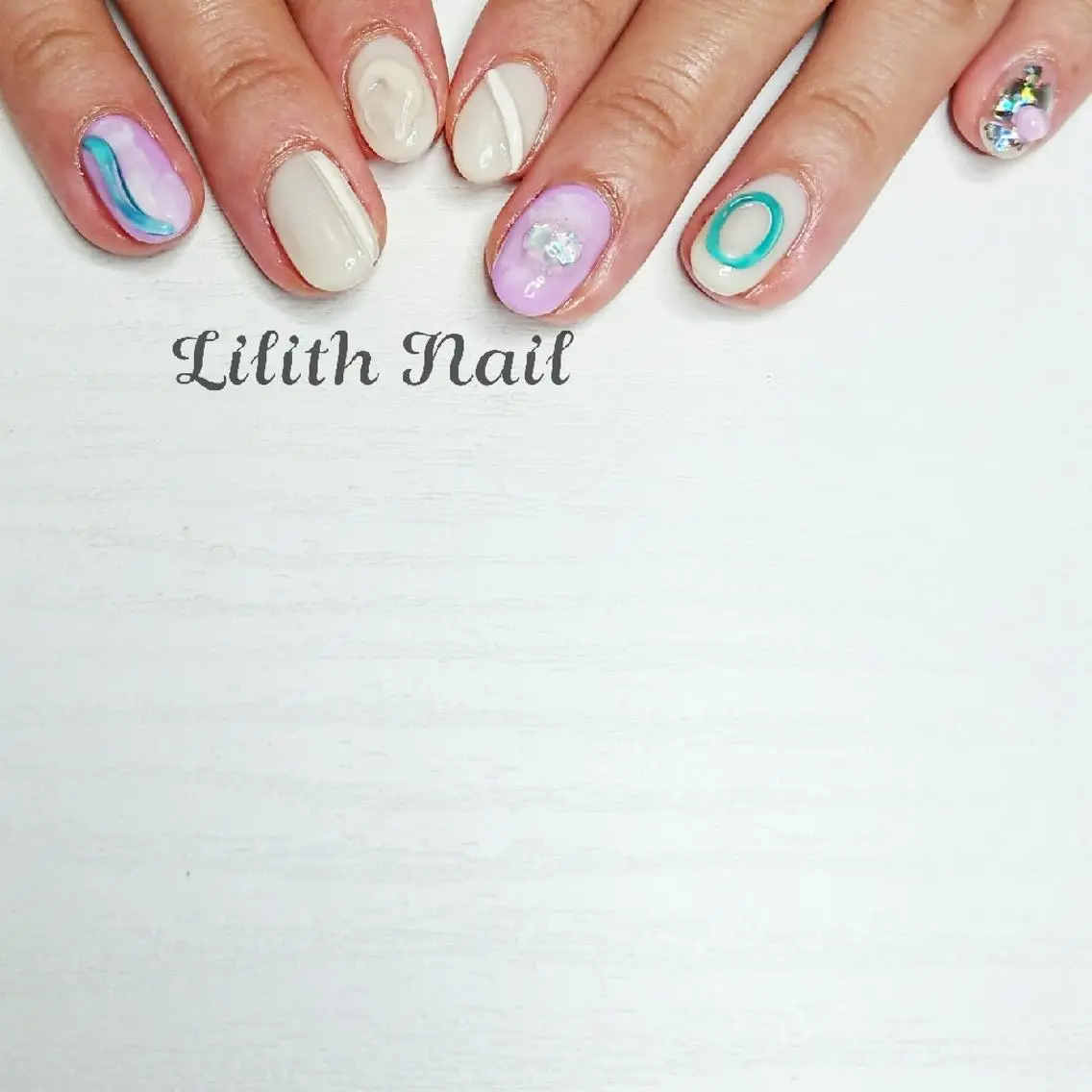 ネイル ニュアンスネイル ハンドネイル Lilith Nailのネイルデザイン