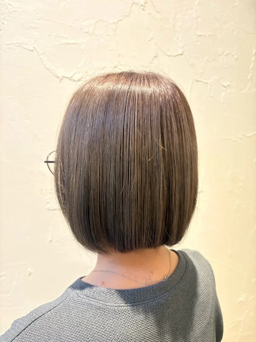 ミディアム カラー カット ヘアカラー トリートメント 山下ちひろ/髪質改善 /メンズ/縮毛矯正のヘアスタイル