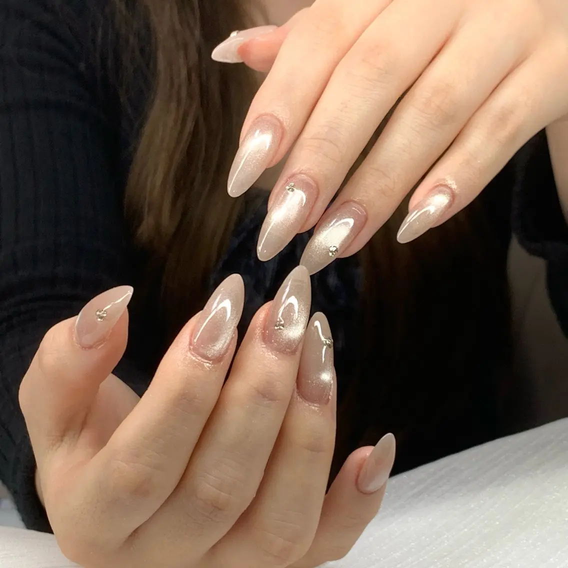 💅💅長さだし10本➕マグネットorグラデーションorフレンチ➕ミラー🥰🥰🥰の写真