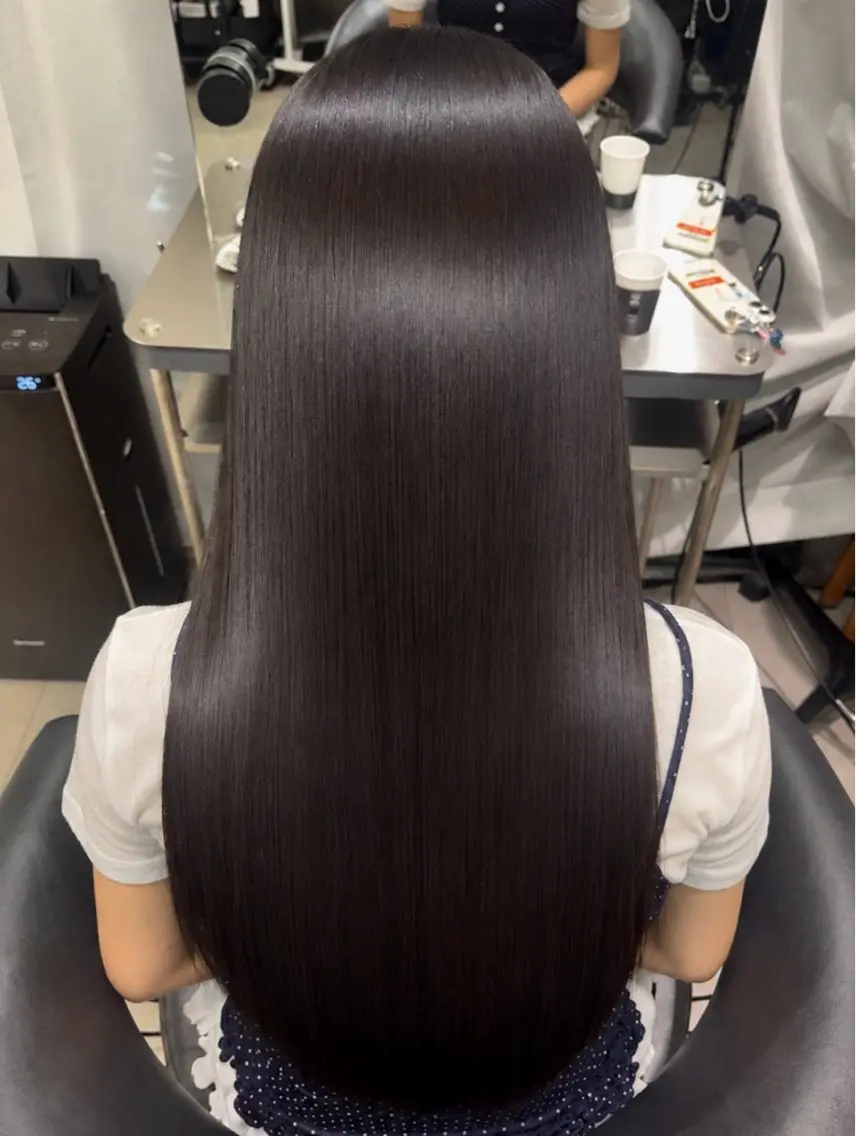 ロング ヘアカラー トリートメント 美髪✨️/RAF/ AINEのヘアスタイル