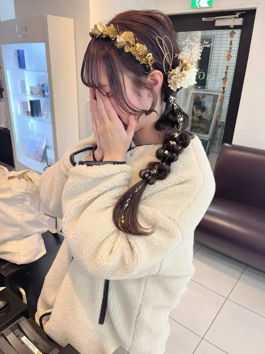 ロング ヘアアレンジ ヘアセット アレンジ&ショート 💙YUKINOのヘアスタイル