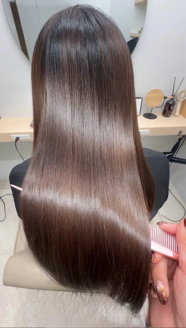 ロング 韓国レイヤー 髪質改 善🇰🇷saoriのヘアスタイル