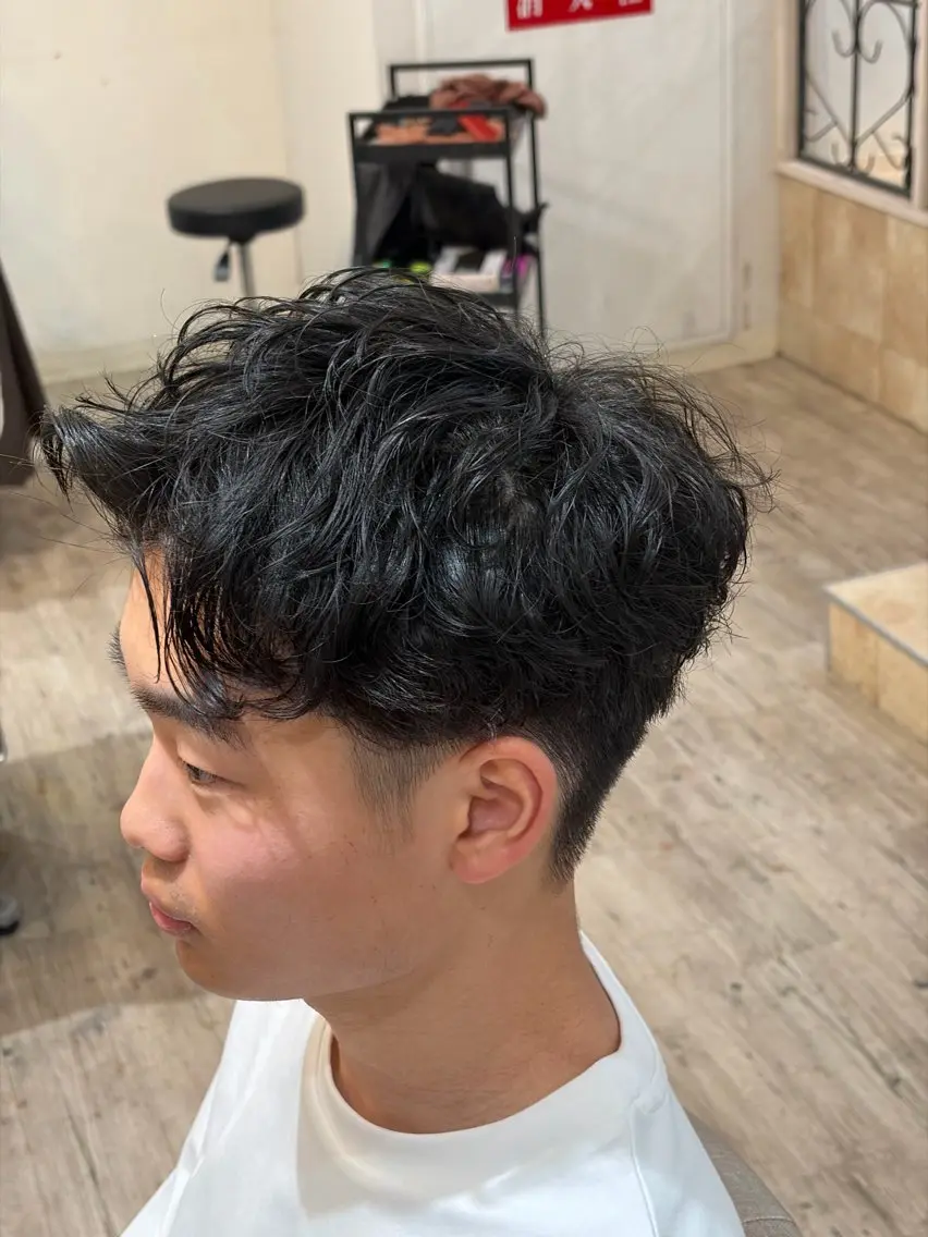 メンズ カット パーマ 京橋メンズ特化/ 店長/ヤマダのヘアスタイル
