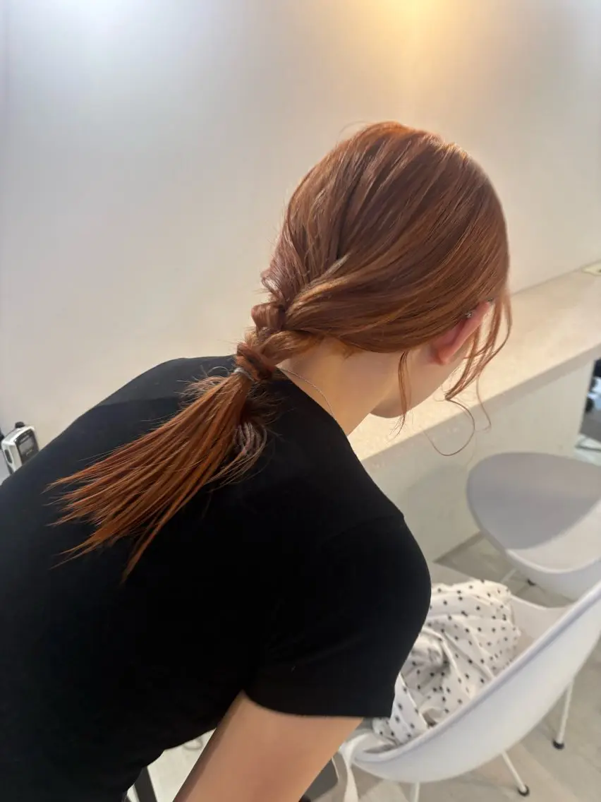 ミディアム ヘアカラー anon iconのヘアスタイル