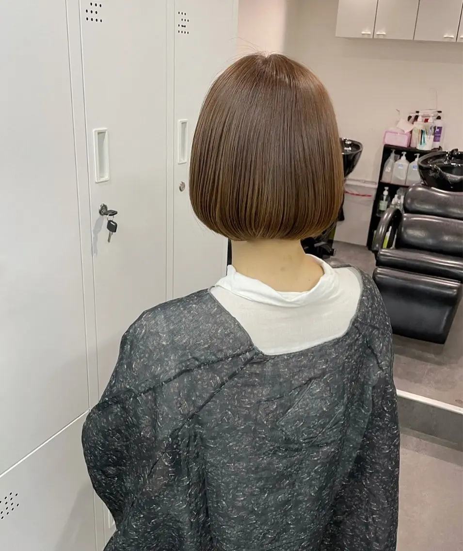 ショート ヘアカラー ♡透明感/艶カラー/ M a I ♡のヘアスタイル