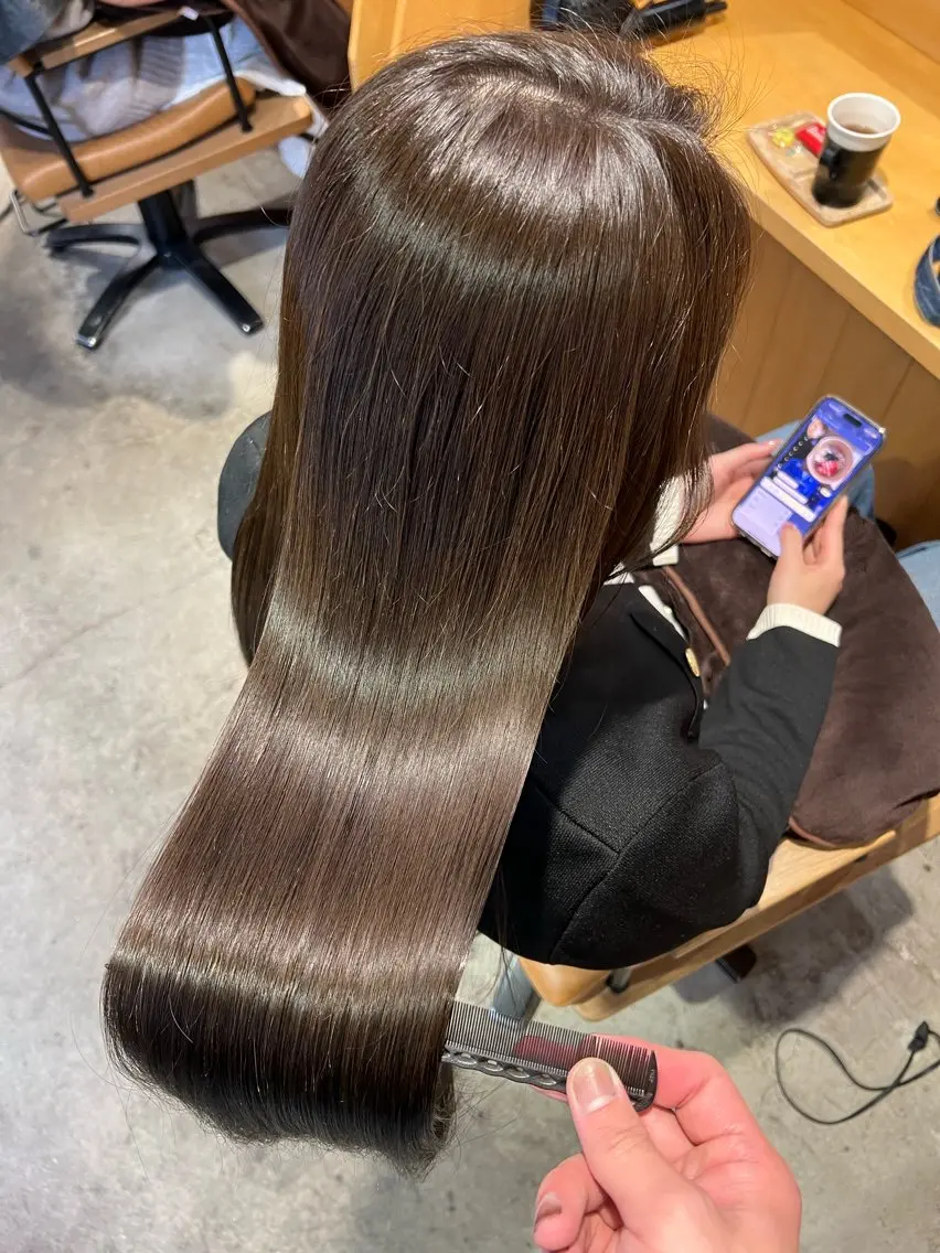 ロング 髪質改善 ロング ✨艶髪✨ 透明感カラー　Rinのヘアスタイル