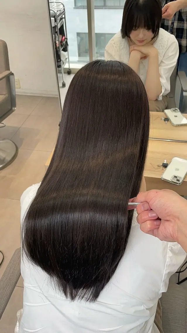 ロング カラー 髪質改善 ✨髪質改善✨美髪 矯正🫧小泉のヘアスタイル