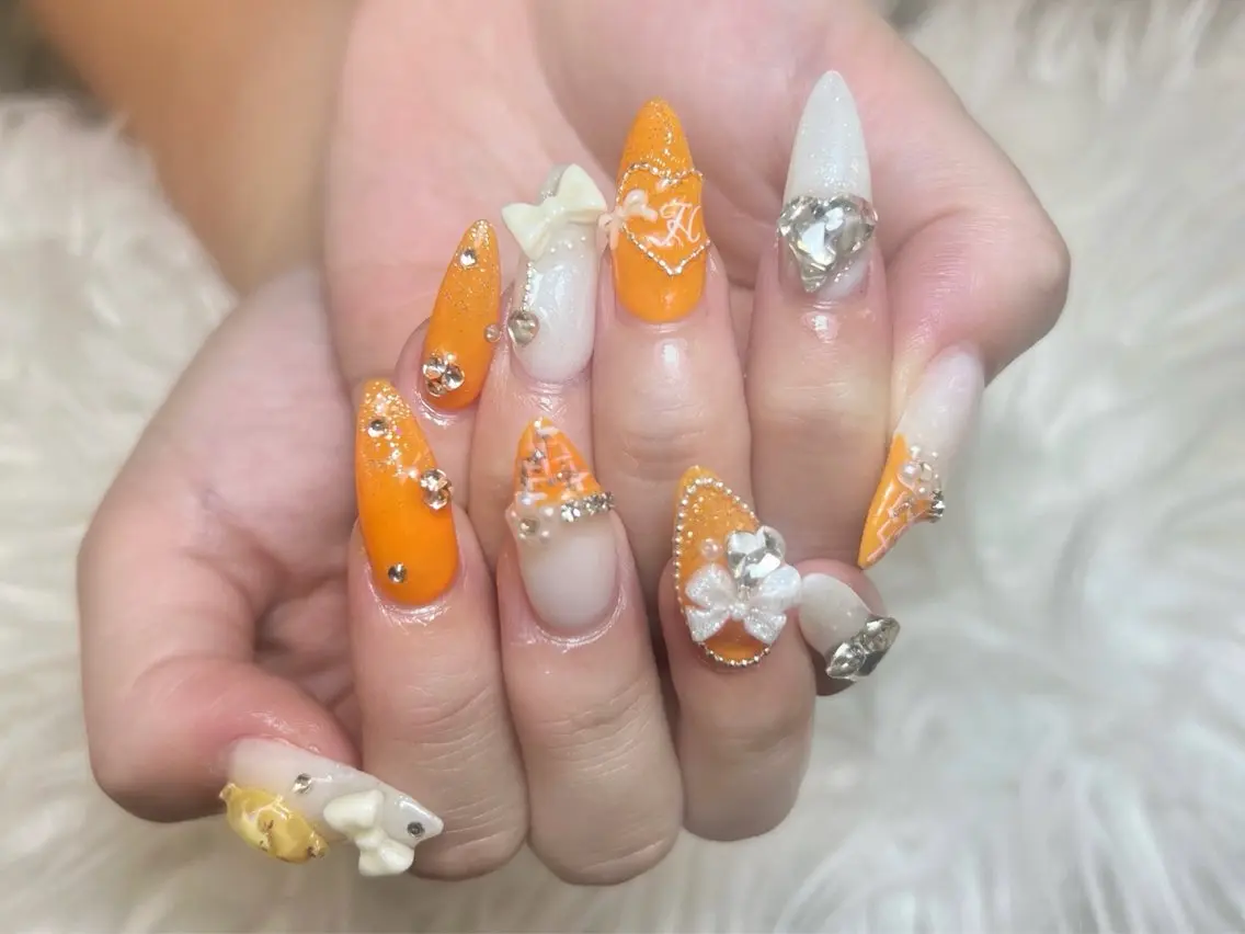 ネイル キラキラネイル ハンドネイル Kei Nail Salonのネイルデザイン