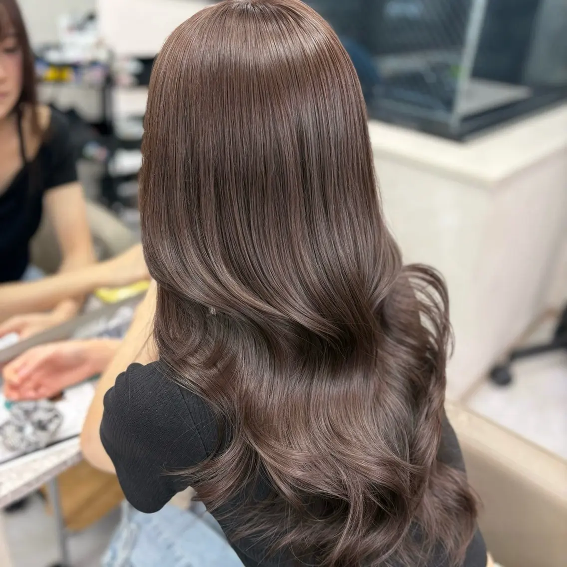 カラー ヘアカラー トリートメント ハイトーン/モテ髪 🎀hina🎀のヘアスタイル