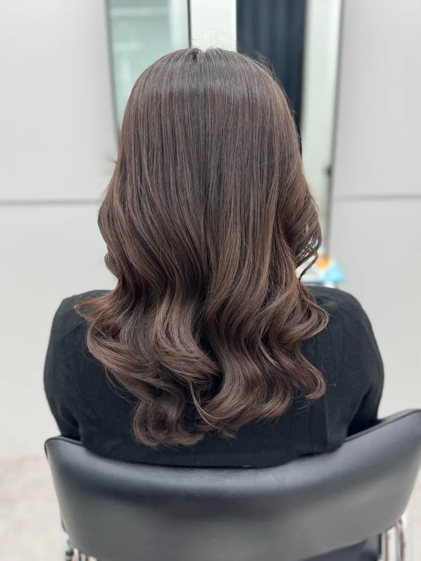 ロング パーマ 韓国風ヘア デジタルパーマ カット パーマ デジタルパーマ🫧 韓国風ヘア🫧サクラのヘアスタイル
