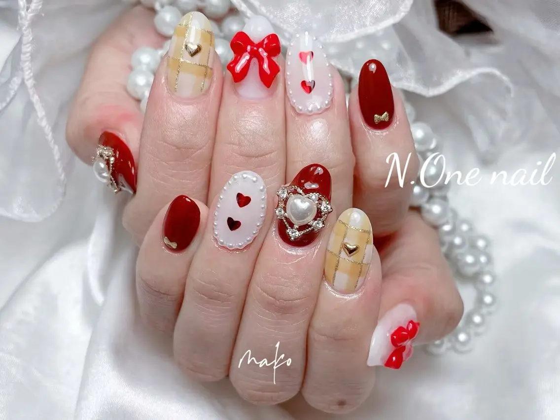 ネイル ハンドネイル 長いだし/スカルプ/ パラシェルN.oneのネイルデザイン