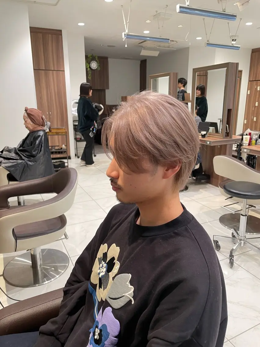 カラー メンズ カット ヘアカラー 🇰🇷韓国ヘア★ 副店長.쿠리타⭐︎のヘアスタイル