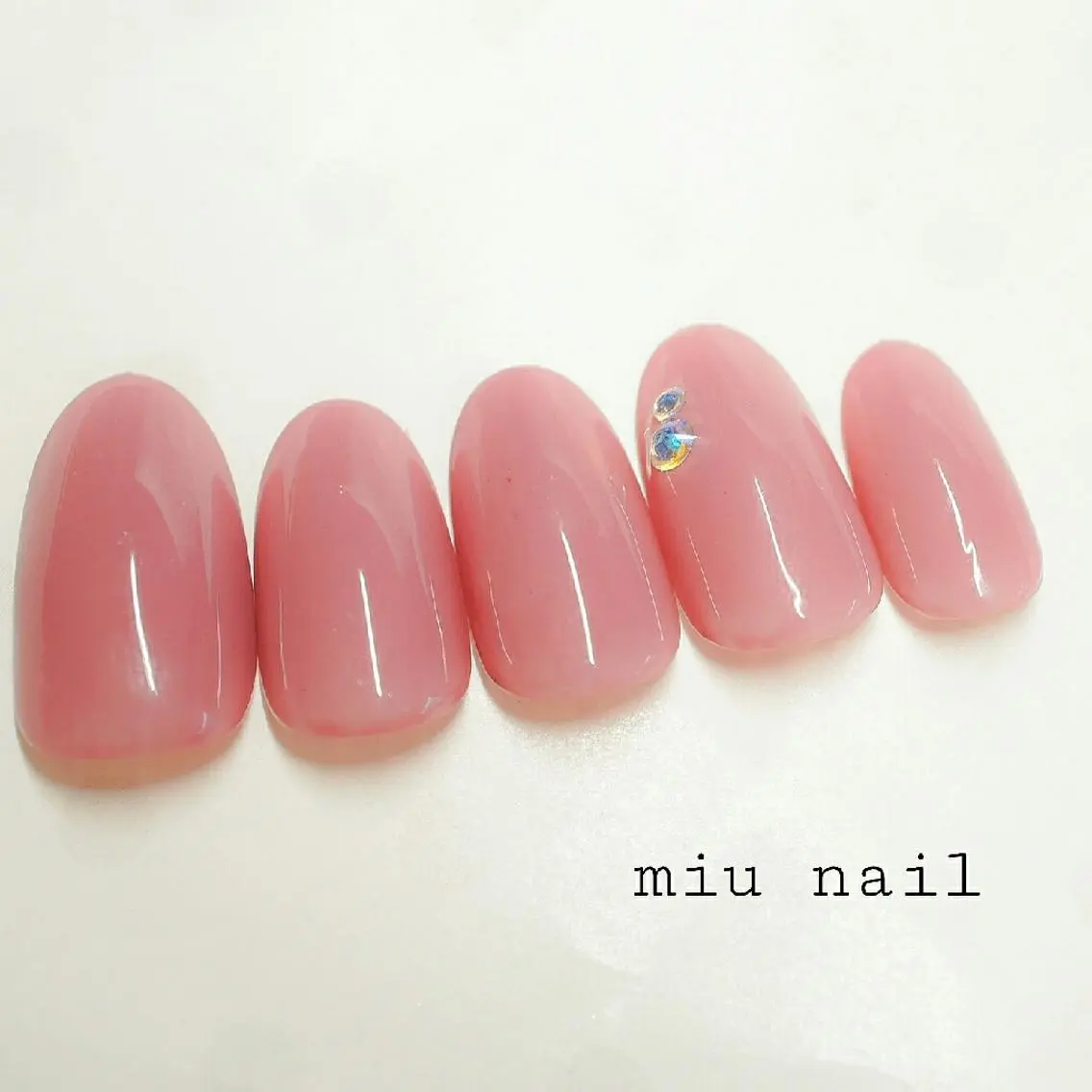 ネイル アートネイル ラメ(グリッター) ストーンネイル MIU nailのネイルデザイン