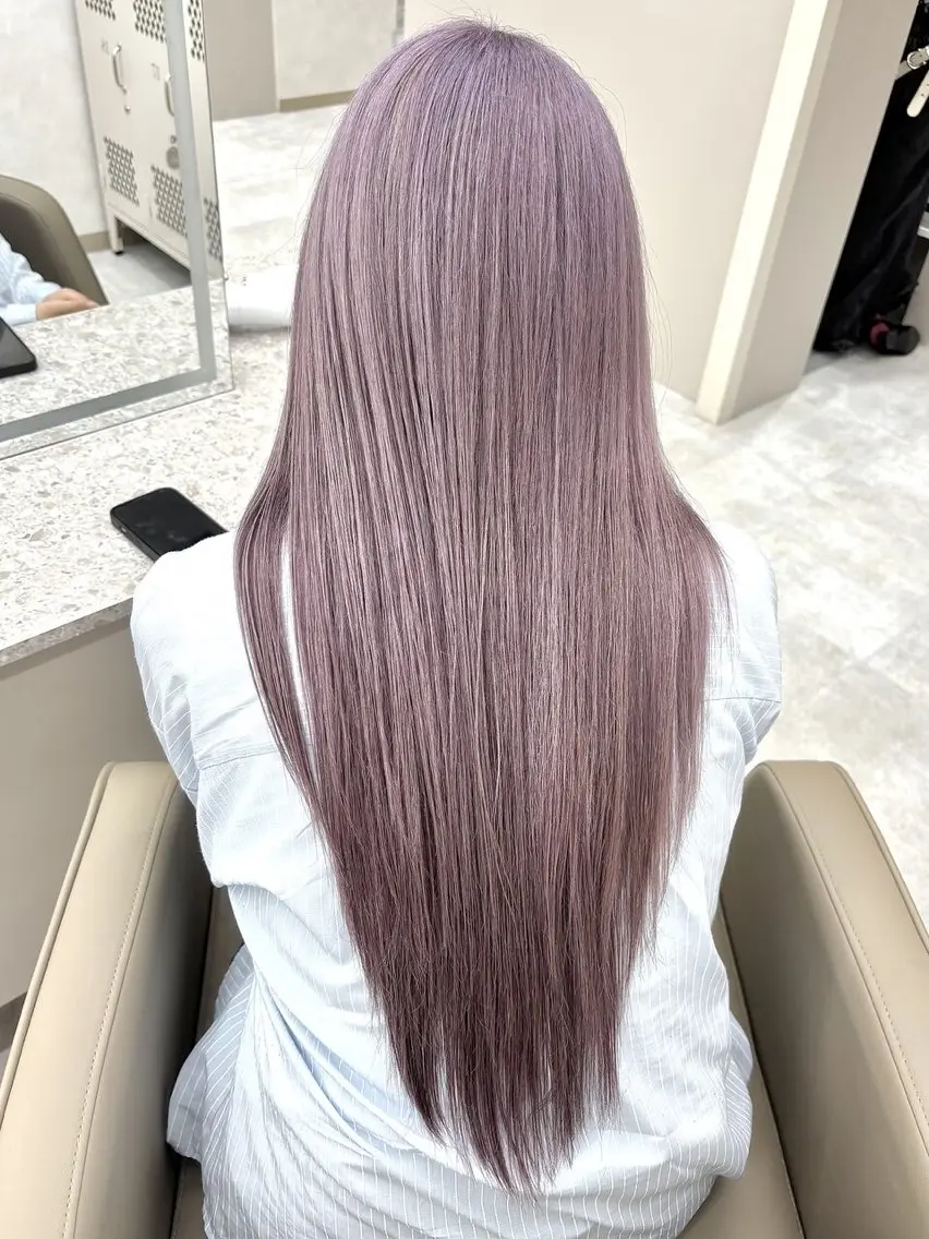 ロング ヘアカラー 🤎ᩚ暖色ブラウン りょうか🧸横浜のヘアスタイル