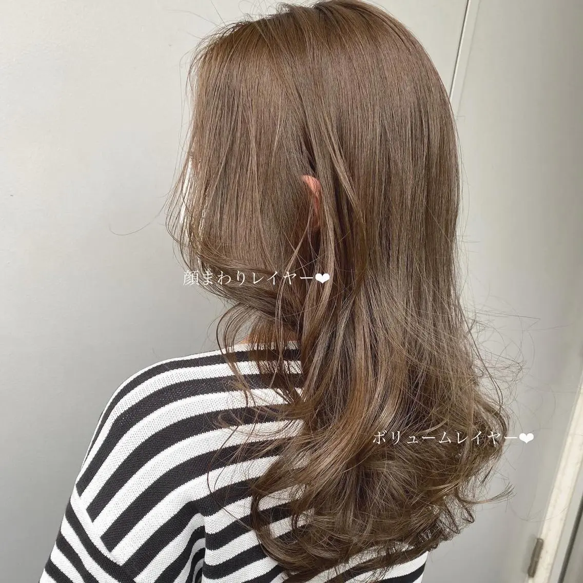 セミロング カラー ヘアアレンジ レイヤーカット 当日予約⭕️ JUNYAのヘアスタイル