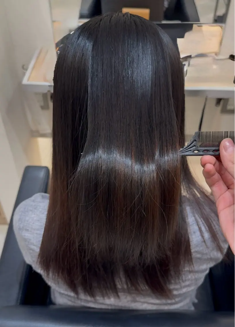 【髪質改善✨】縮毛矯正+バイカルテトリートメントの写真
