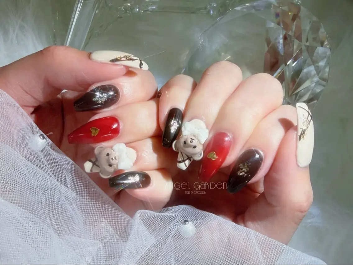 ネイル バレンタイン Angel Garden 青山のネイルデザイン