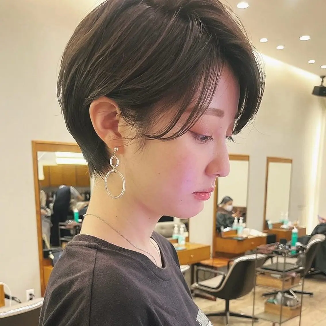 ショート ハンサムショート 丸みショート ショートヘア 🌿ボブ パーマ高橋啓太🌿のヘアスタイル