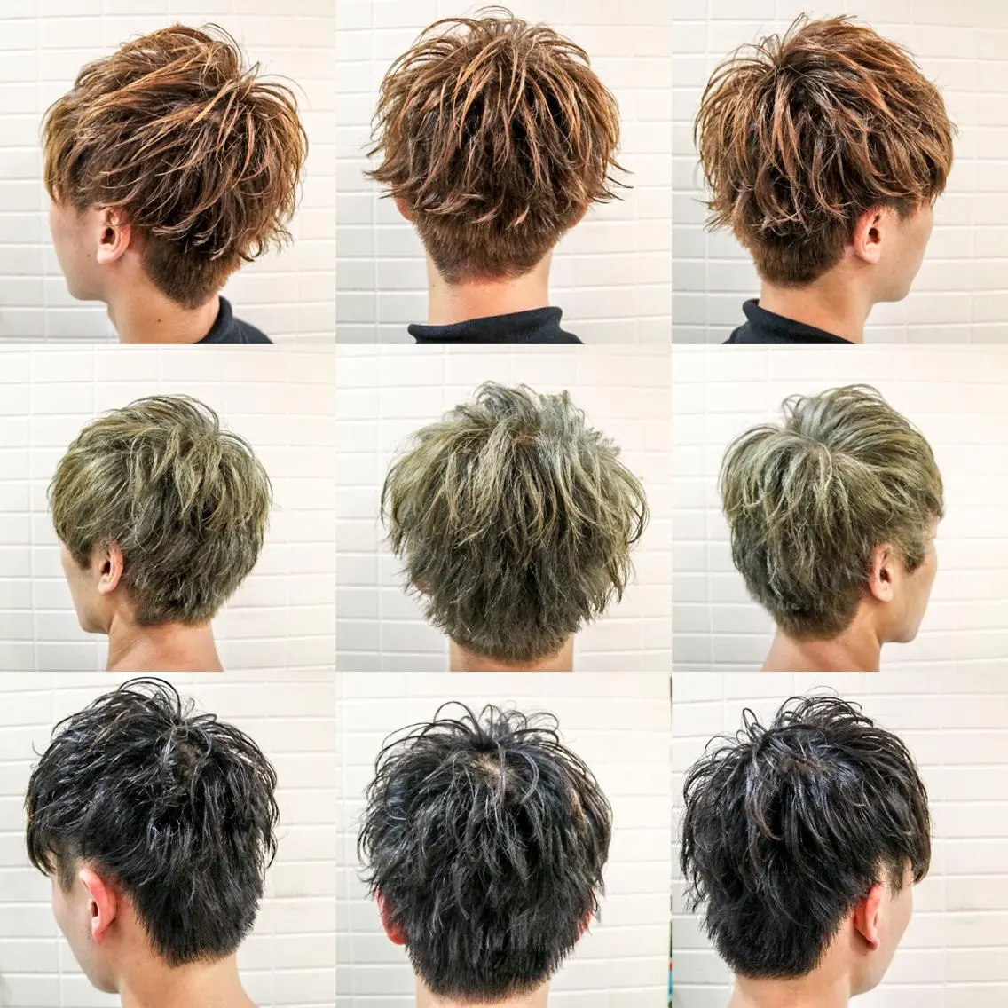 ショート カラー パーマ メンズ 看板犬がお出迎え◎ 初めてでも安心◎のヘアスタイル