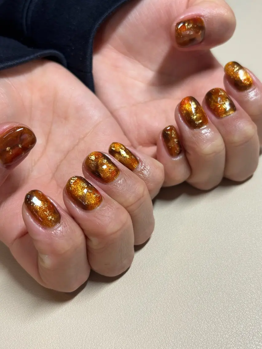 ショート ハンドネイル BONITA 上別府のネイルデザイン