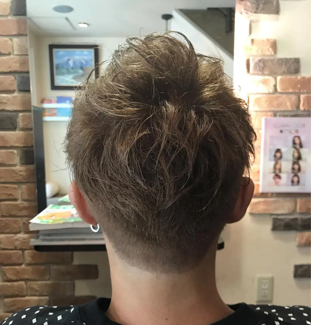 カラー メンズ カット ヘッドスパ Parfait 山本のヘアスタイル