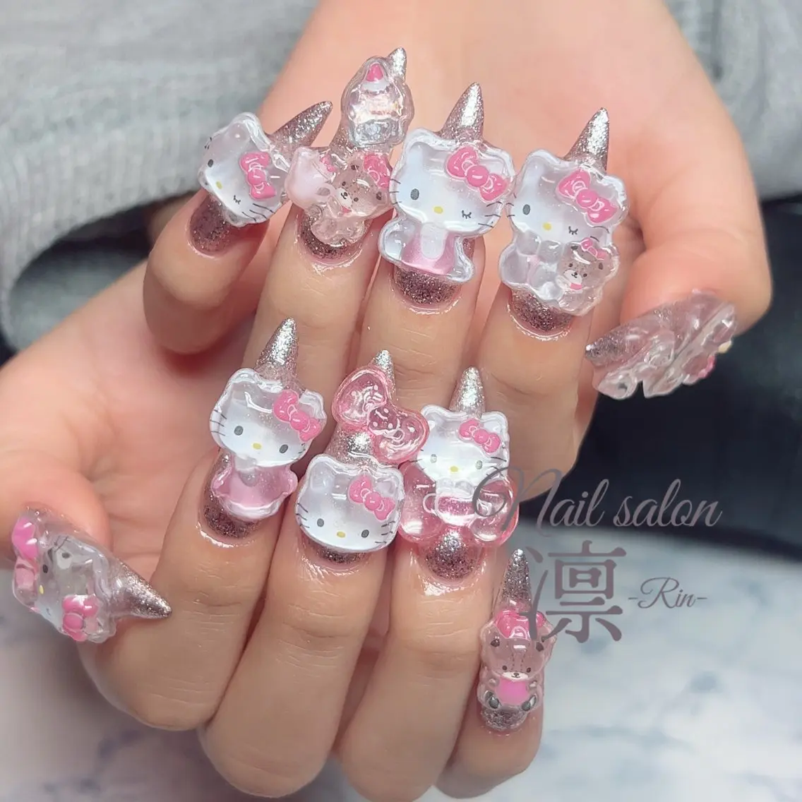 ネイル 持ち込み private salon凛のネイルデザイン