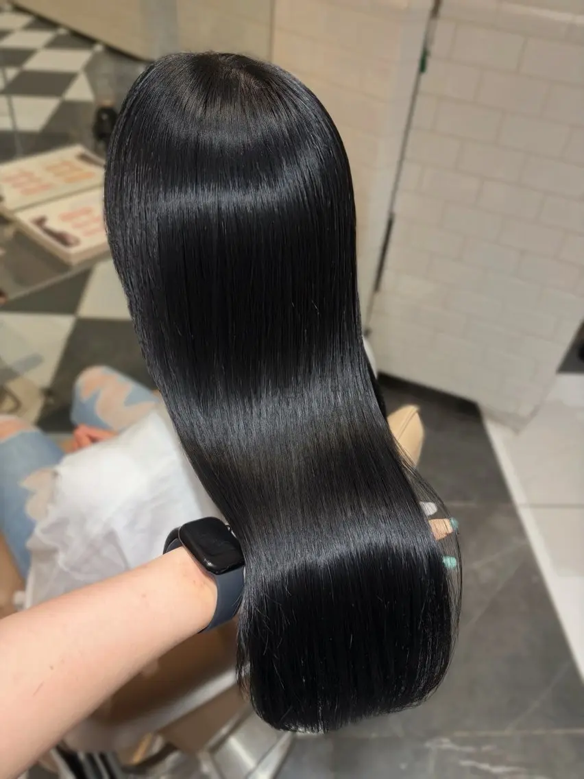ロング ヘアカラー トリートメント rurina ꪔ̤̮のヘアスタイル