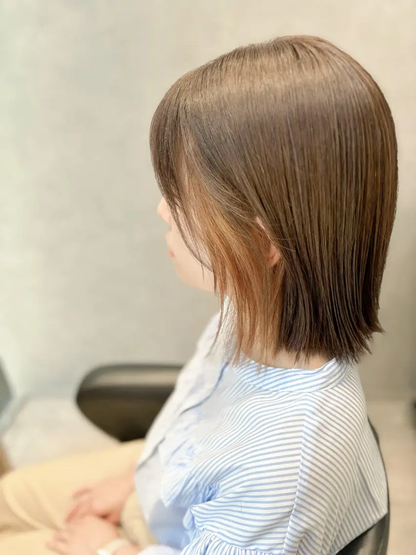 カラー + トリートメント🌷ブリーチ無しの写真