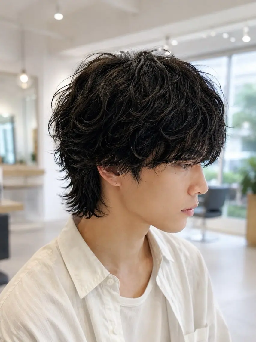 カット+メンズパーマ(ツイスパも可)¥3000の写真