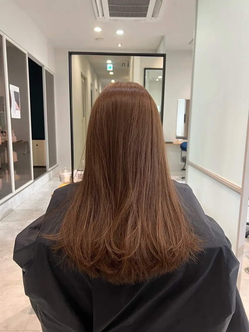 ロング レイヤーカット ローレイヤー 流山おおたかの森 林悠仁のヘアスタイル