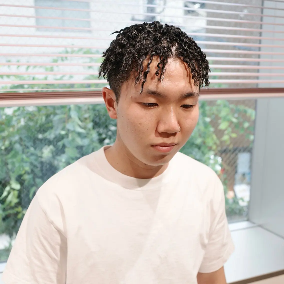 メンズ カット パーマ ヨシカワ タツキのヘアスタイル